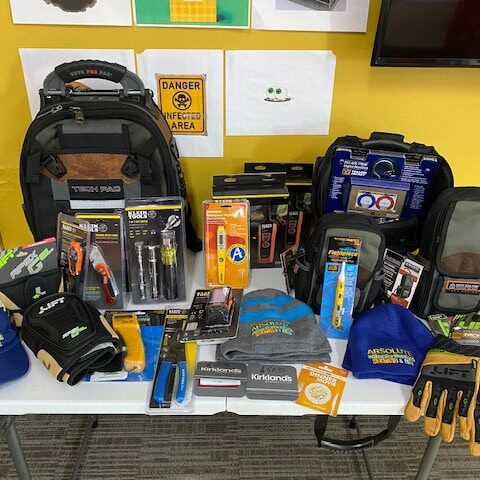 HVAC tools and equipment.