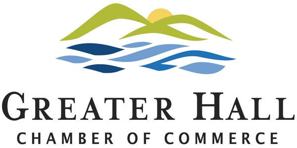 Greater Hall Chamber of Commerce logo.