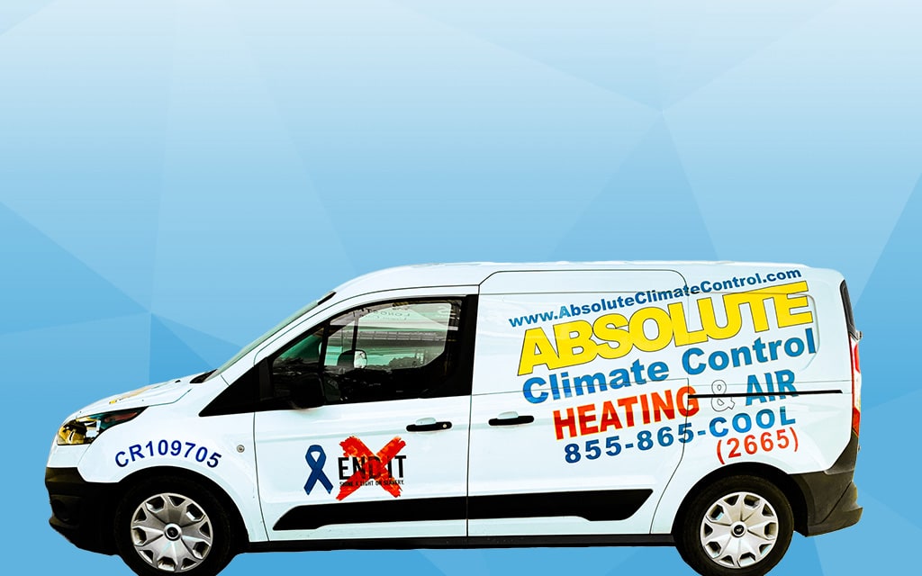 Absolute Climate Control company van